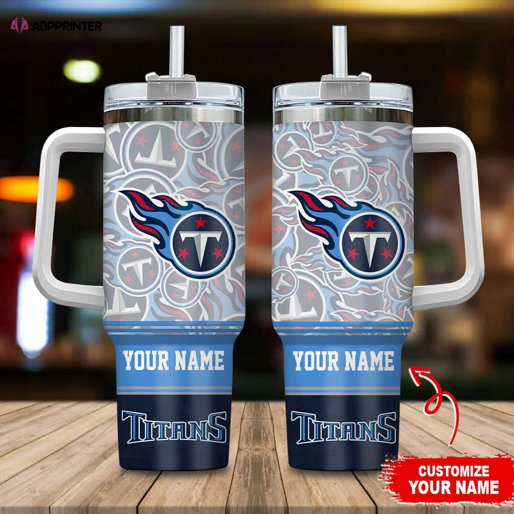Tennessee Titans NFL Stanley Tumbler 40oz Gift for Fans