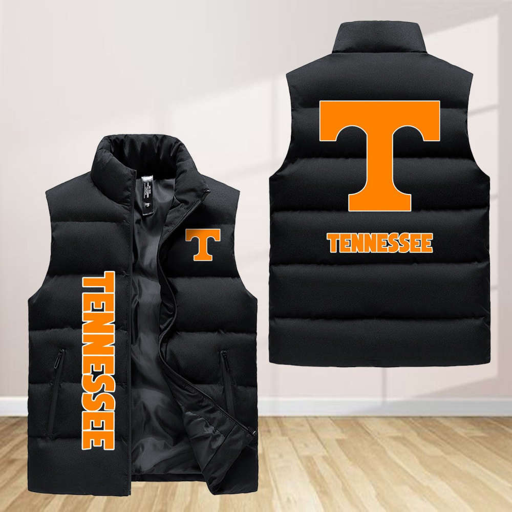 Tennessee Volunteers Sleeveless Puffer Jacket Custom For Fans Gifts