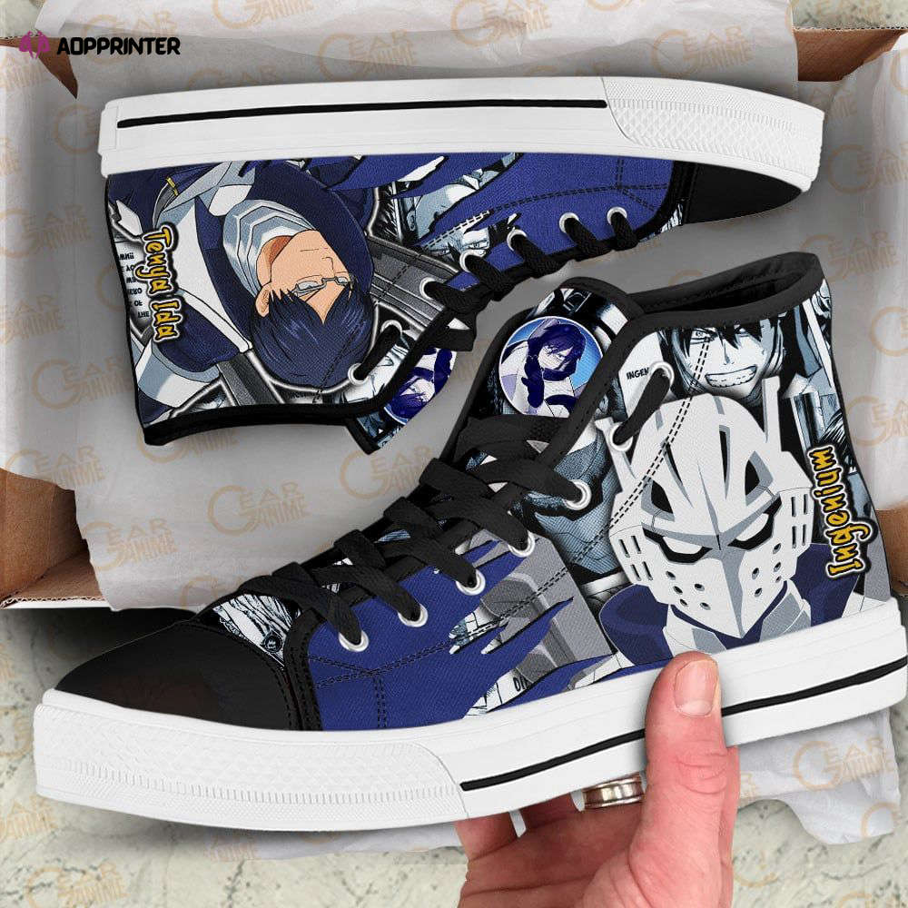 Tenya Ida High Top Shoes Custom My Hero Academia Anime For Fans