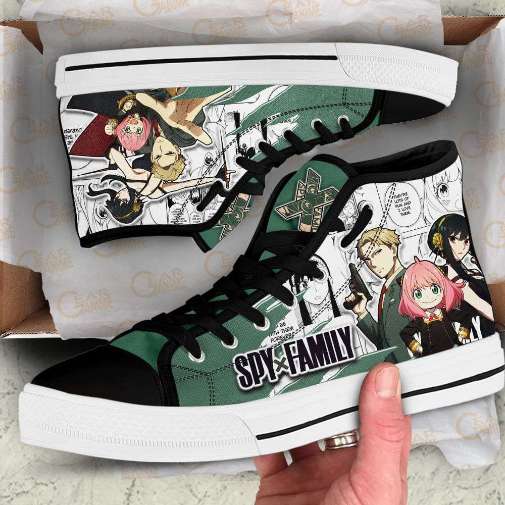 The Forgers High Top Shoes Custom Spy X Family Anime For Fans