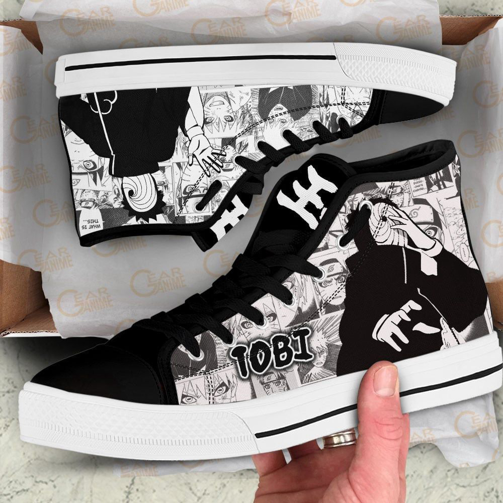 Tobi High Top Shoes Custom Naruto Anime For Fans