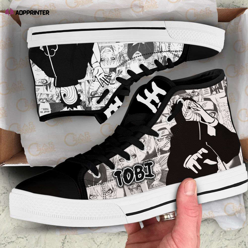 Tobi High Top Shoes Custom Naruto Anime For Fans