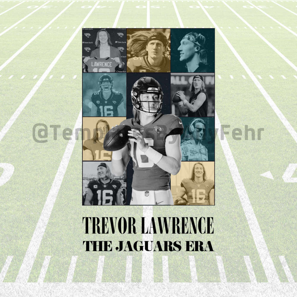 Trevor Lawrence Unisex Comfort Colors Shirt Christmas Gifts Jacksonville Jaguars Football Jaguars Football The Jaguars Era