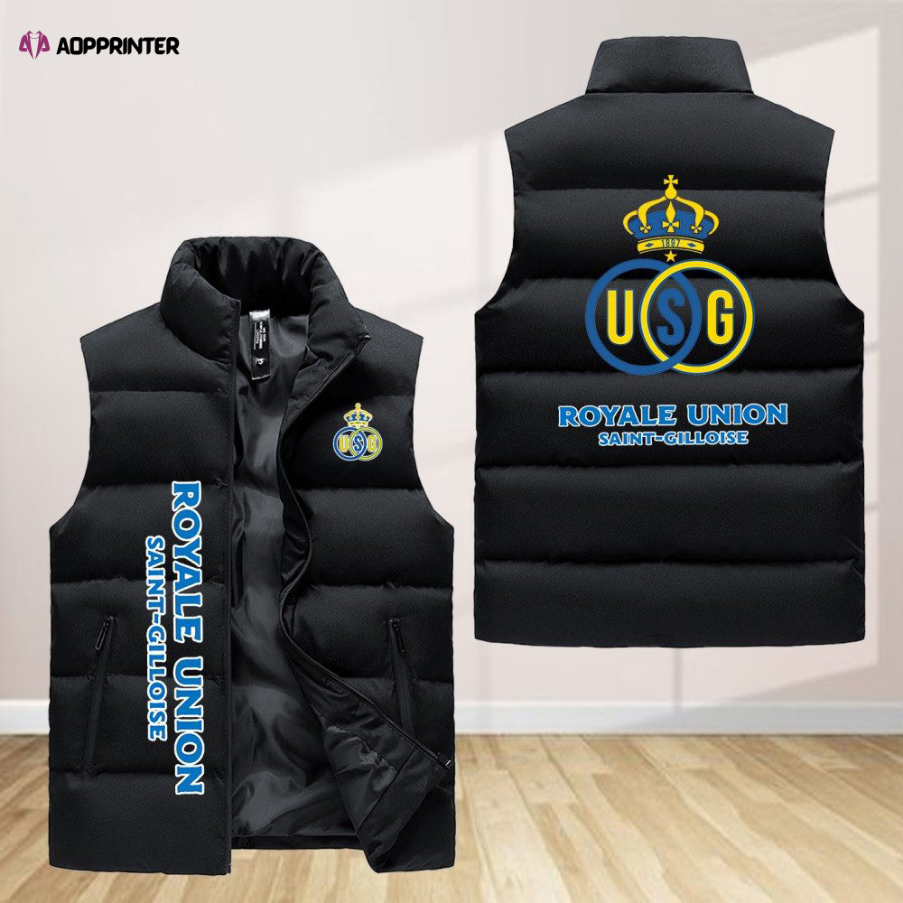 Union Saint Gilloise Sleeveless Puffer Jacket Custom For Fans Gifts