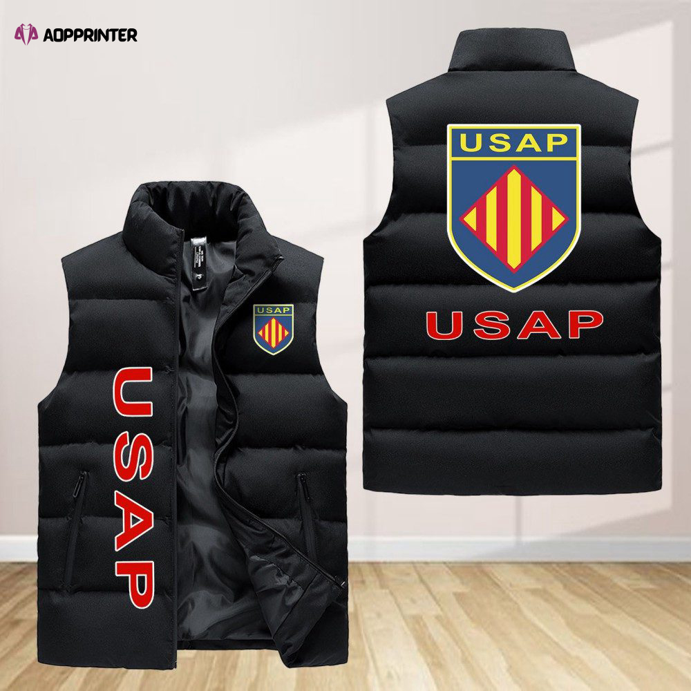 Usa Perpignan Sleeveless Puffer Jacket Custom For Fans Gifts