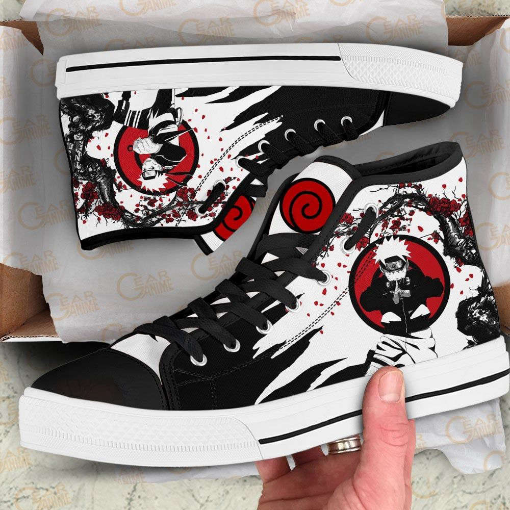 Uzumaki Naruto High Top Shoes Custom Naruto Anime Japan Style For Fans