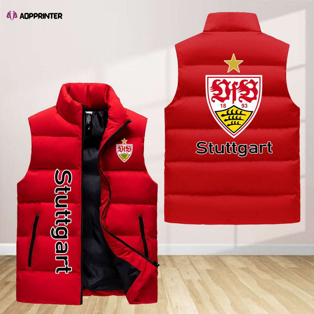 Vfb Stuttgart Sleeveless Puffer Jacket Custom For Fans Gifts