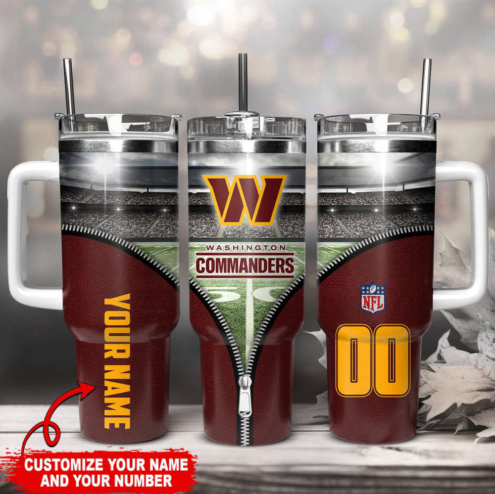 Washington Commanders NFL 40oz Stanley Tumbler Gift for Fans