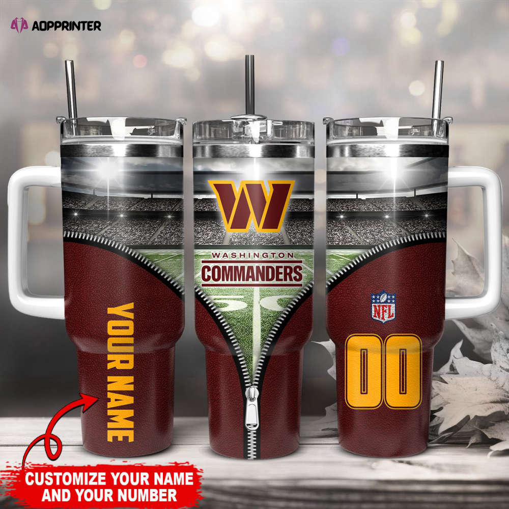 Washington Commanders NFL 40oz Stanley Tumbler Gift for Fans