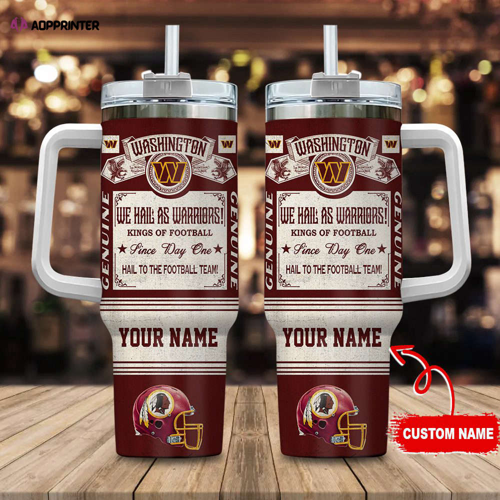 Tennessee Titans NFL Vintage King Of Football Custom Name 40oz Stanley Tumbler Gift for Fans