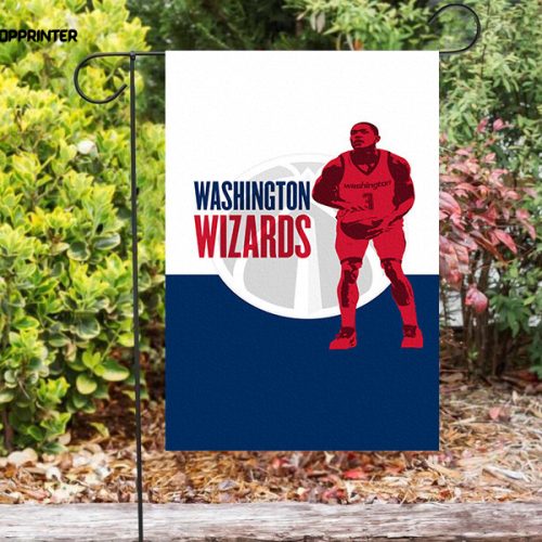 Washington Wizards Bradley Beal8 Double Sided Printing   Garden Flag Home Decor Gifts