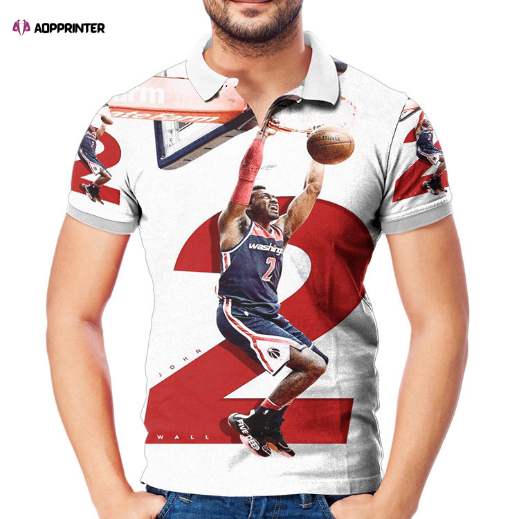 Washington Wizards Meech Robinson1 3D Gift for Fans Polo Shirt