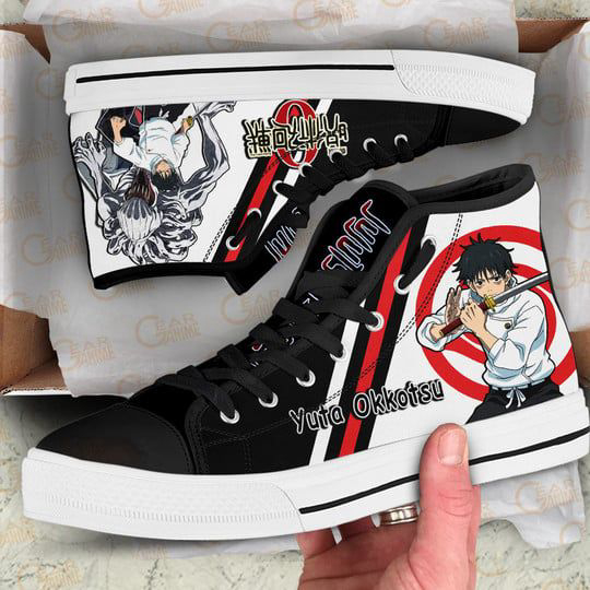 Yuta Okkotsu Custom Canvas High Top Shoes For Fans Jujutsu Kaisen Anime