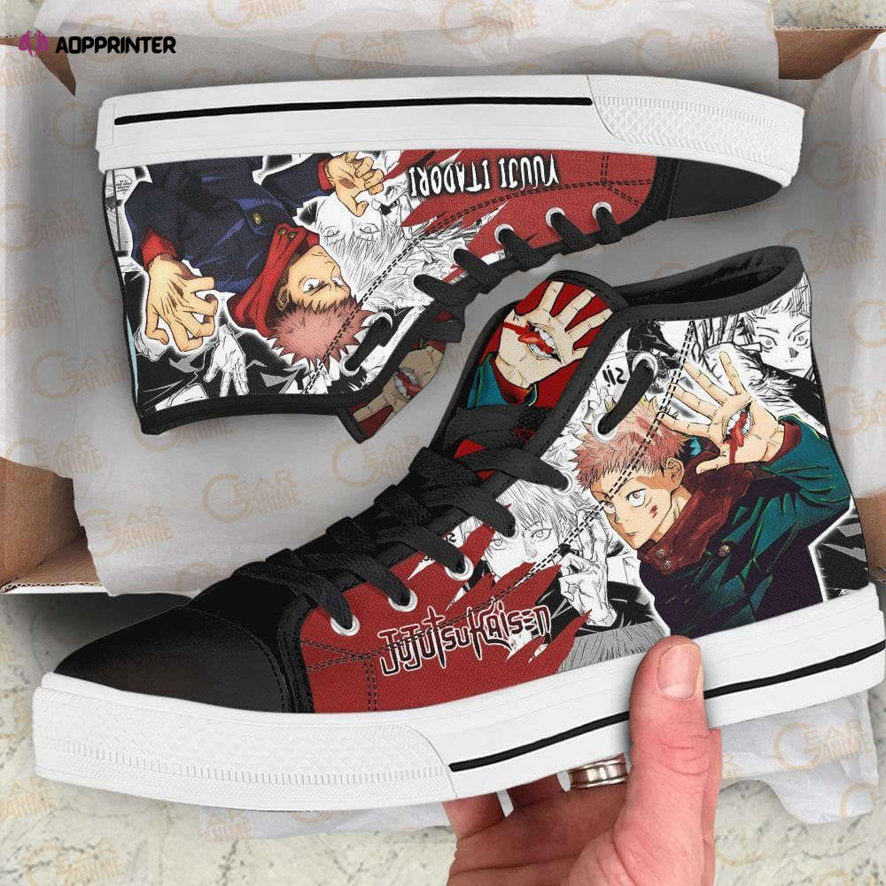 Dracule Mihawk High Top Shoes Japan Style For Fans One Piece Anime