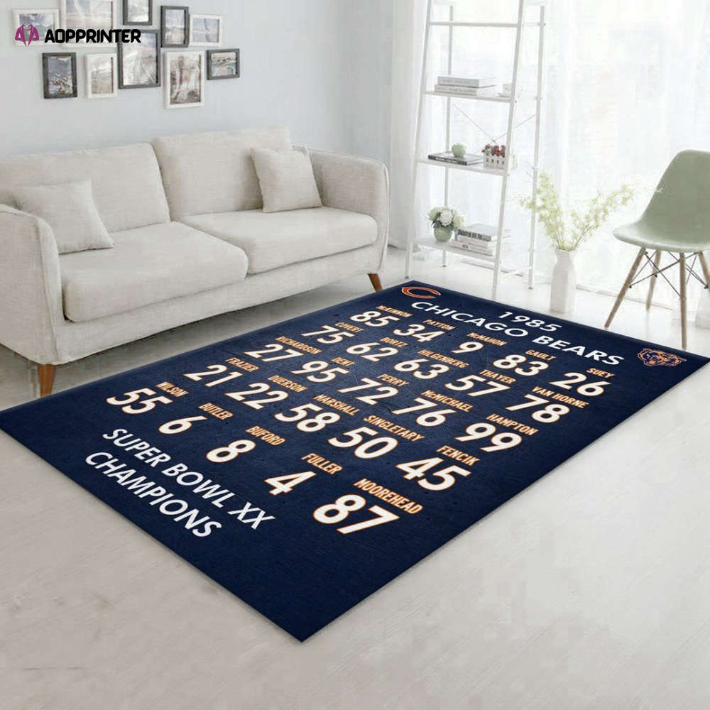 Cincinnati Bengals Rug Living Room Floor Decor Fan Gifts