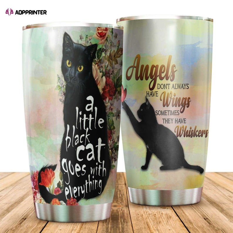 A Little Black Cat Stainless Steel Tumbler