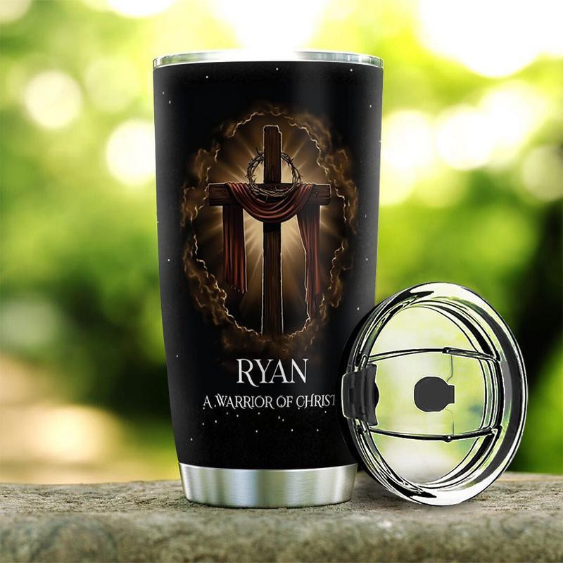 A Warrior Of God Stainless Steel Tumbler