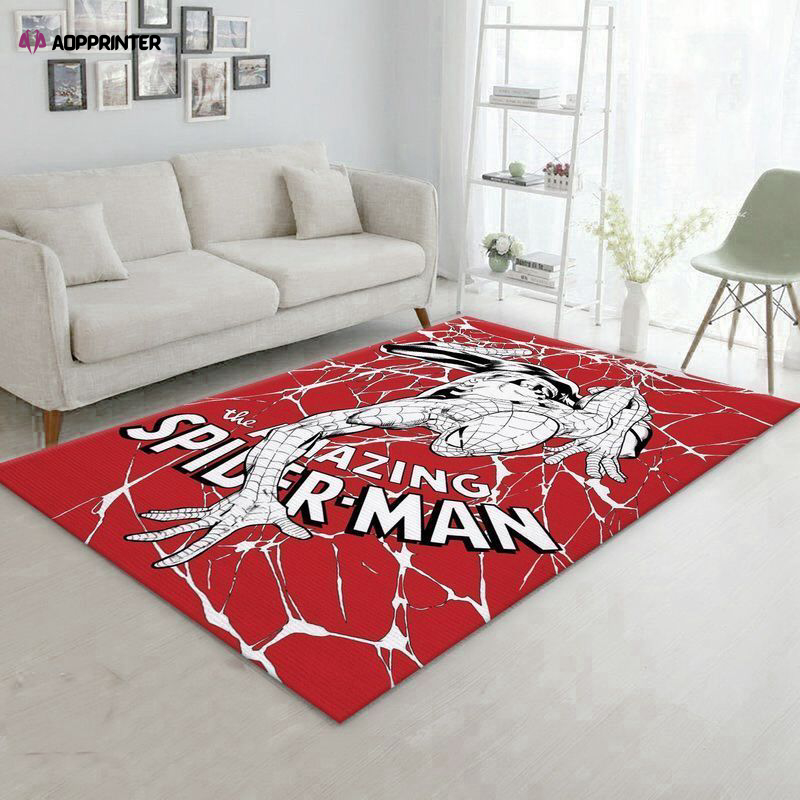Amazing Spider Man Rug Living Room Floor Decor Fan Gifts