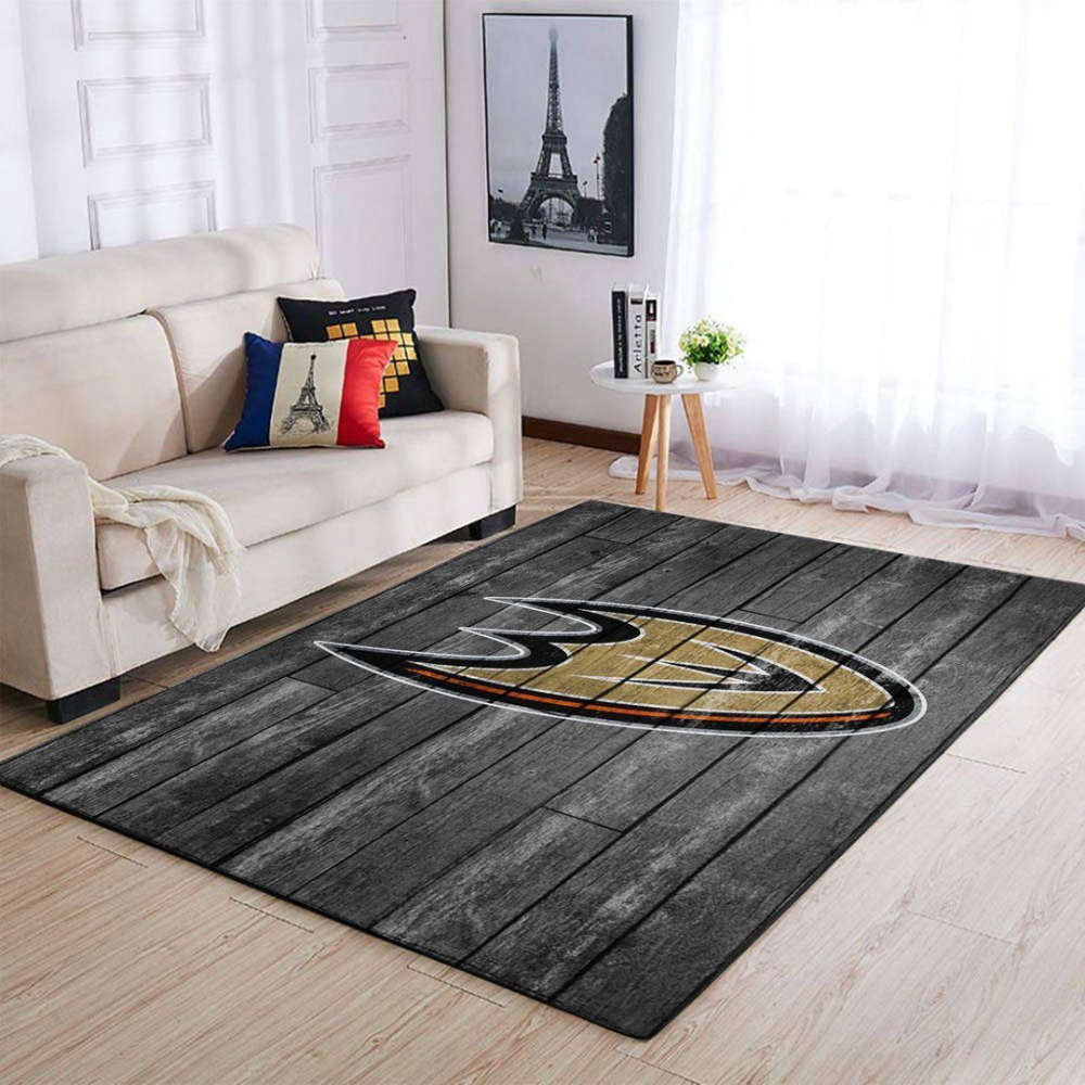 Anaheim Ducks Rug Living Room Floor Decor Fan Gifts
