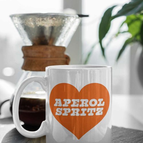 Aperol Mug, Mug For Cocktail Drinkers, I Love Aperol, Gift For Her Gift For Him, Funny  Gift, 11 oz Ceramic Mug Gift