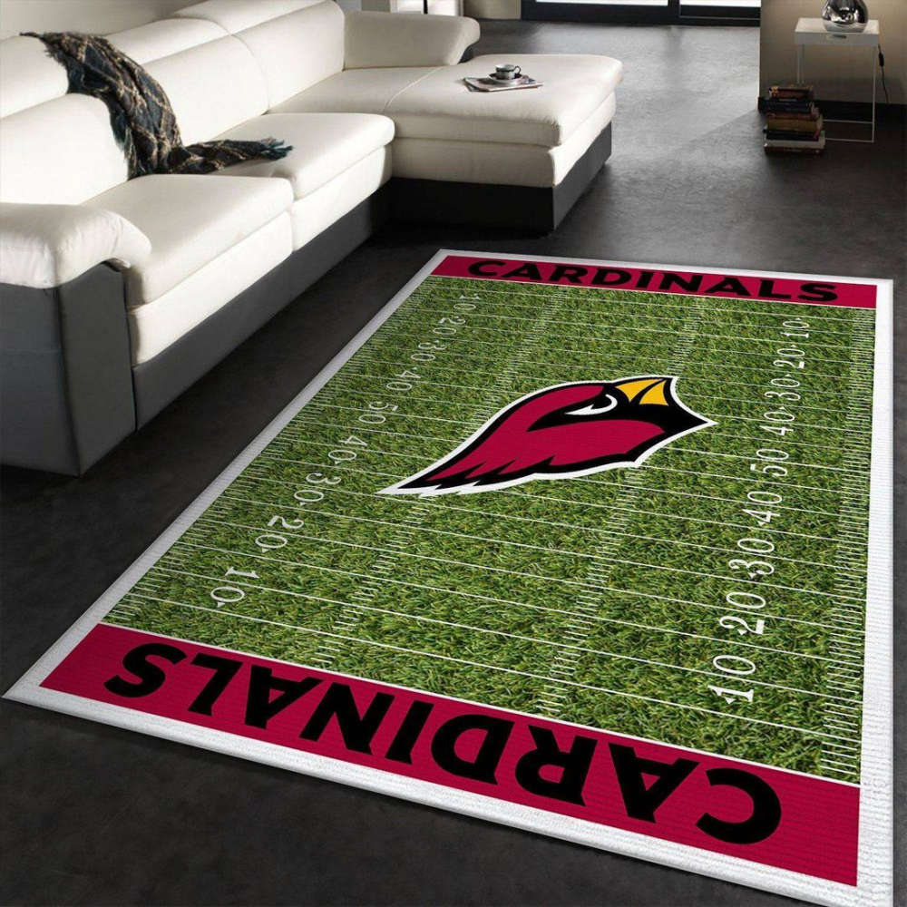 Arizona Cardinals Rug Living Room Floor Decor Fan Gifts