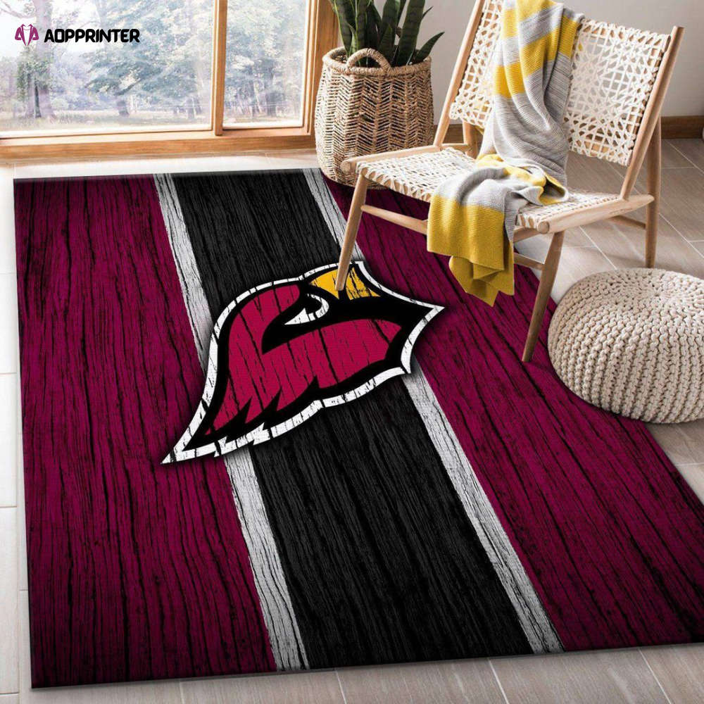 Arizona Cardinals Rug Living Room Floor Decor Fan Gifts