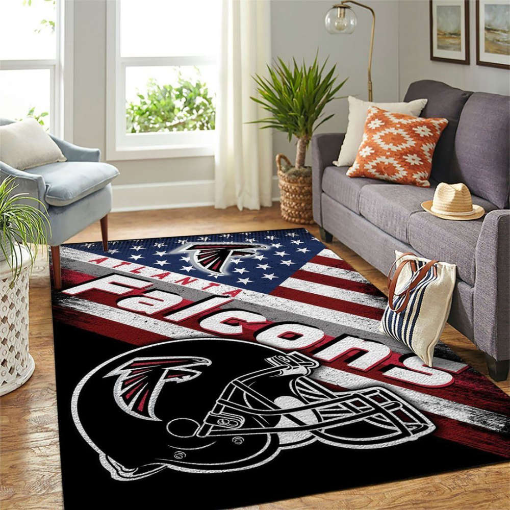 Atlanta Falcons Rug Living Room Floor Decor Fan Gifts