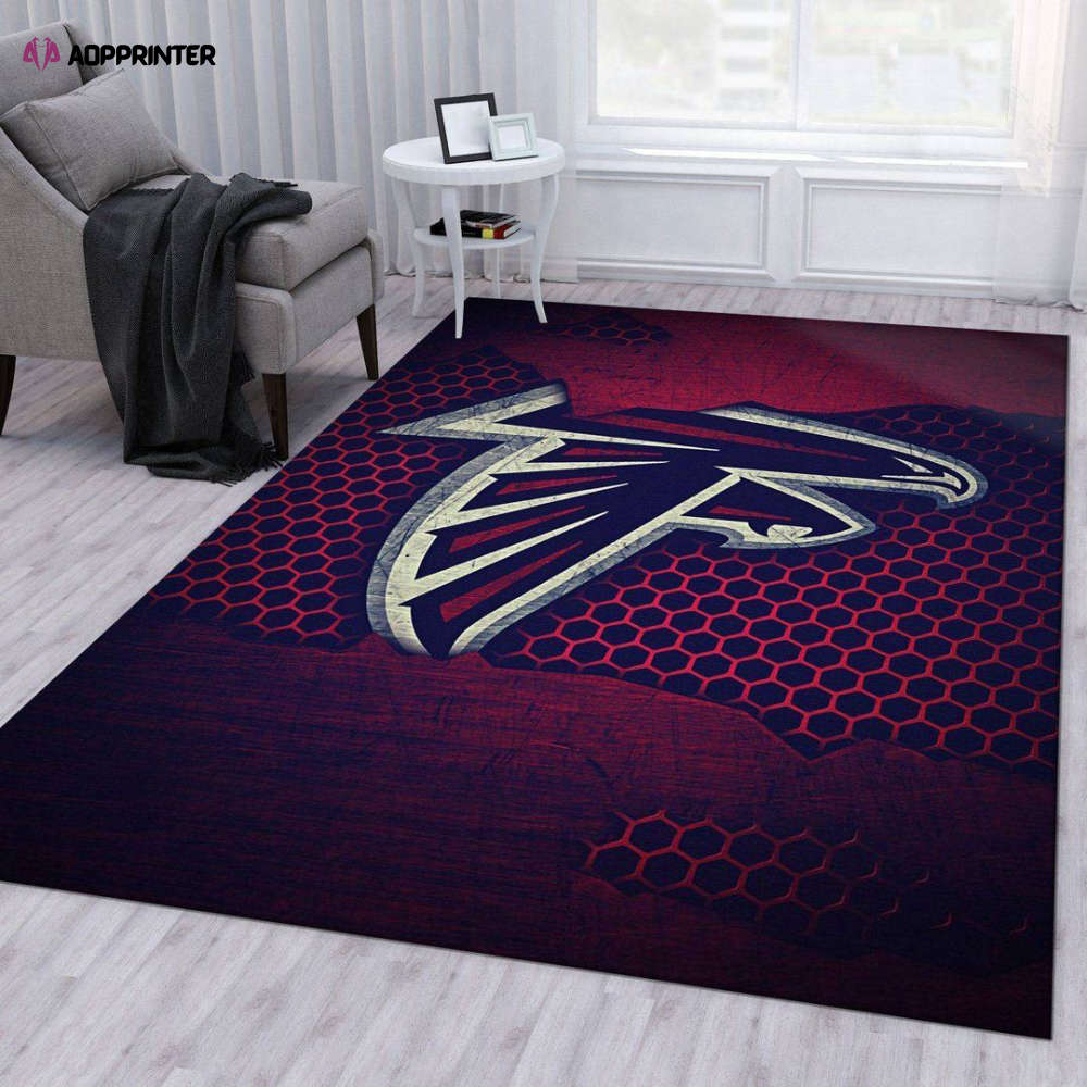 Atlanta Falcons Rug Living Room Floor Decor Fan Gifts