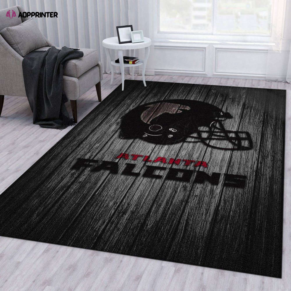 Atlanta Falcons Rug Living Room Floor Decor Fan Gifts