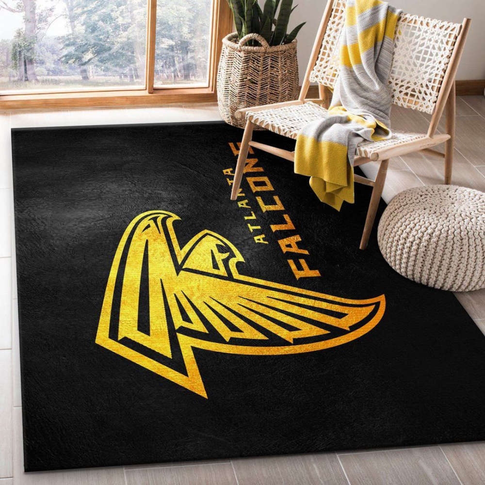 Atlanta Falcons Rug Living Room Floor Decor Fan Gifts