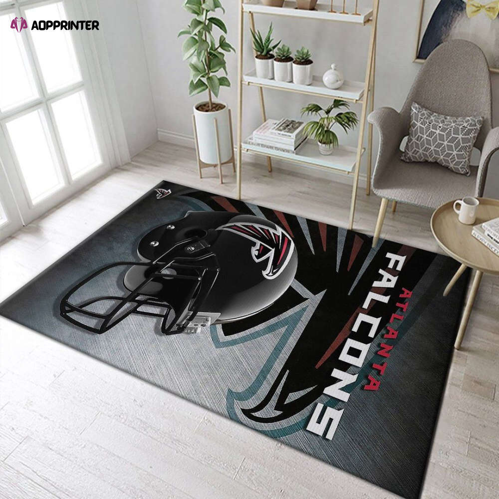 Atlanta Falcons Rug Living Room Floor Decor Fan Gifts