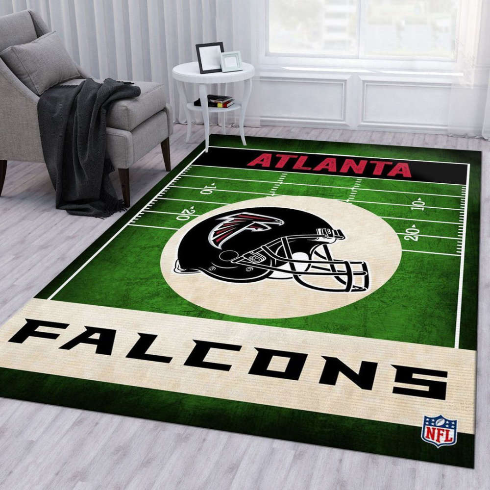 Atlanta Falcons Rug Living Room Floor Decor Fan Gifts