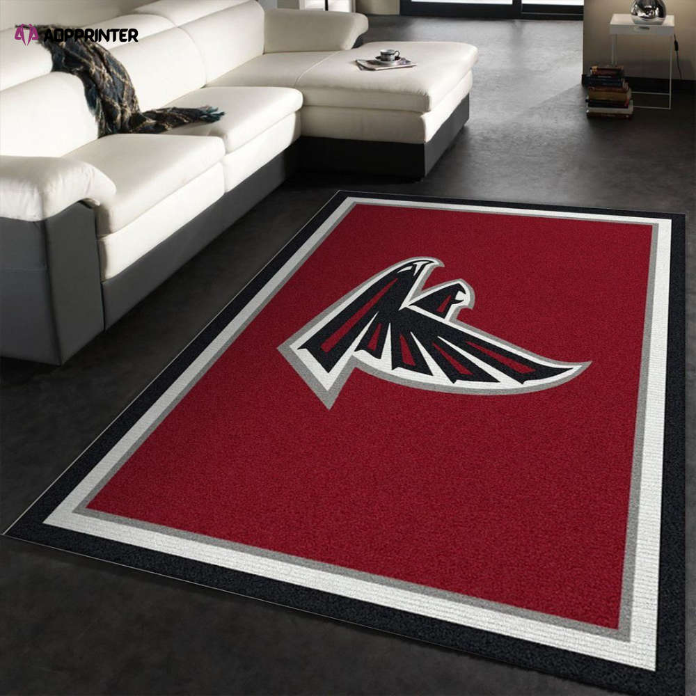 Atlanta Falcons Rug Living Room Floor Decor Fan Gifts