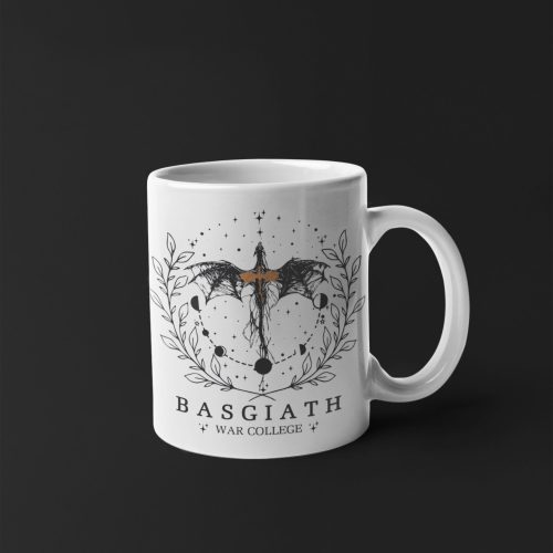 Basgiath War College Coffee Cup, Fourth Wing Merch, Books Lover Mug, Reader Mug, 11 oz Ceramic Mug Gift