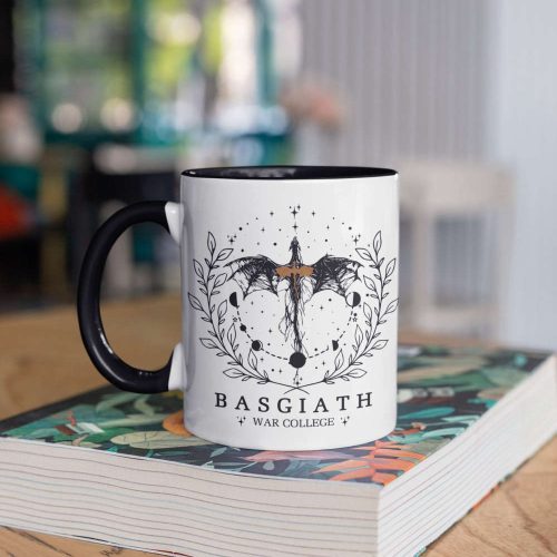 Basgiath War College Coffee Cup, Fourth Wing Merch, Books Lover Mug, Reader Mug, 11 oz Ceramic Mug Gift