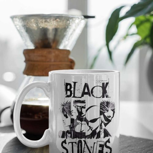 Black Stones Nana Mug, Anime Mug, Anime Coffee Mug, Anime Lover Gift, Anime Fan Gift, 11 oz Ceramic Mug Gift