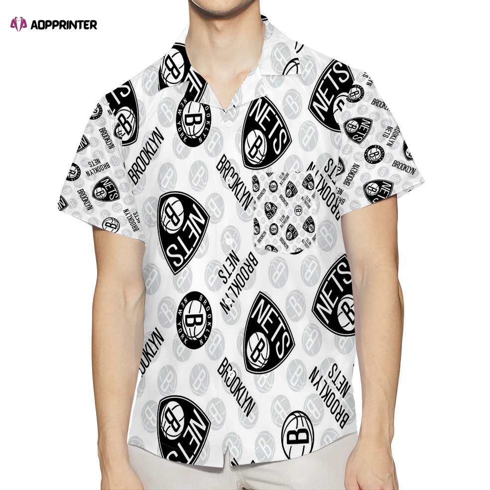 Brooklyn Nets4 3D All Over Print Summer Beach Hawaiian Shirt With Pocket