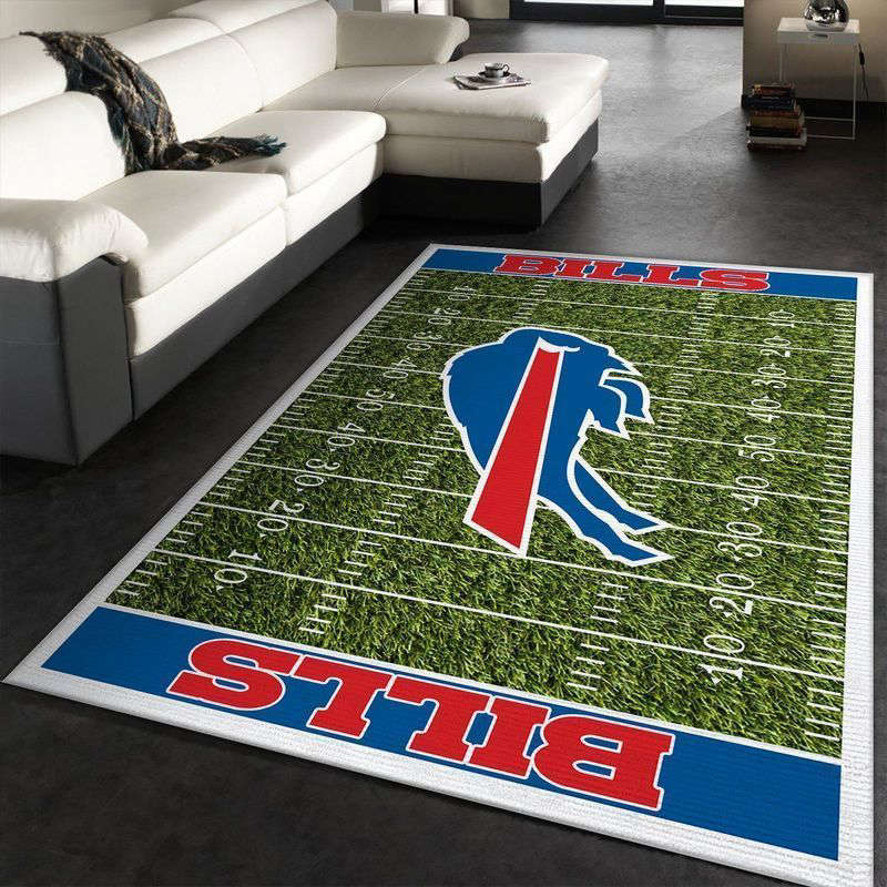 Buffalo Bills Rug Living Room Floor Decor Fan Gifts