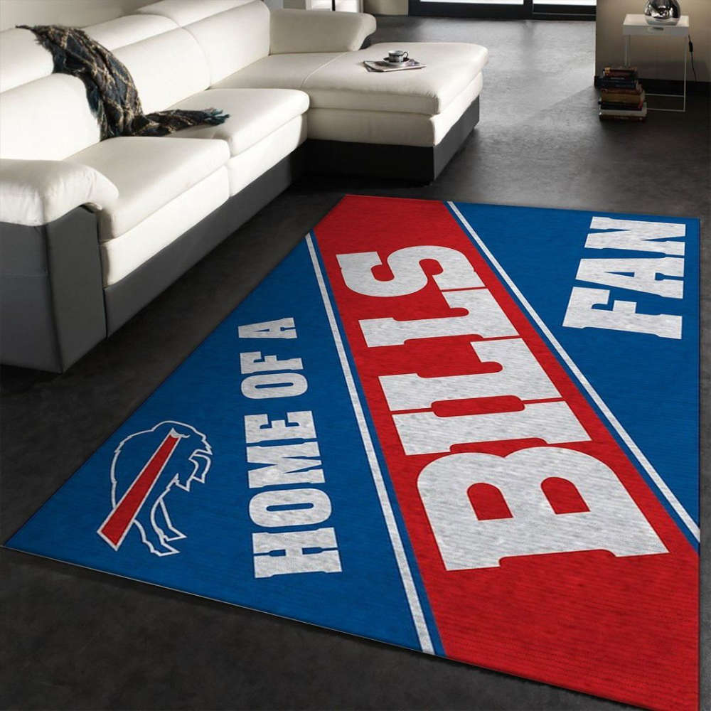 Buffalo Bills Team Rug Living Room Floor Decor Fan Gifts