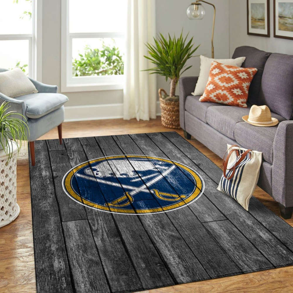 Buffalo Sabres Rug Living Room Floor Decor Fan Gifts