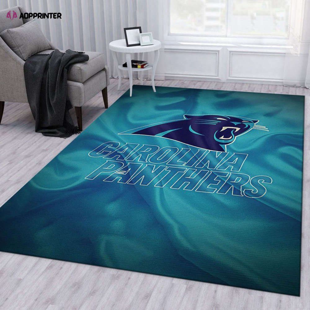 Carolina Panthers American Rug Living Room Floor Decor Fan Gifts