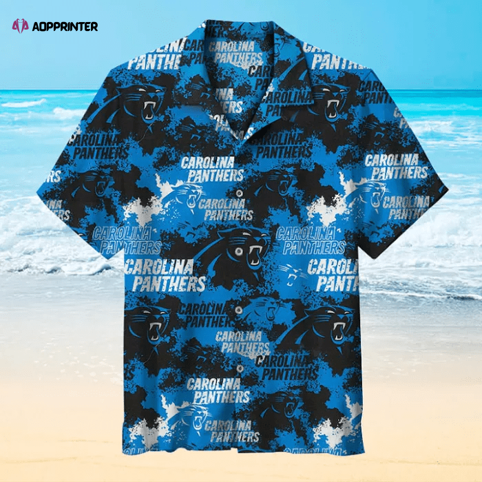 Carolina Panthers Hawaiian shirt sleeve shirt