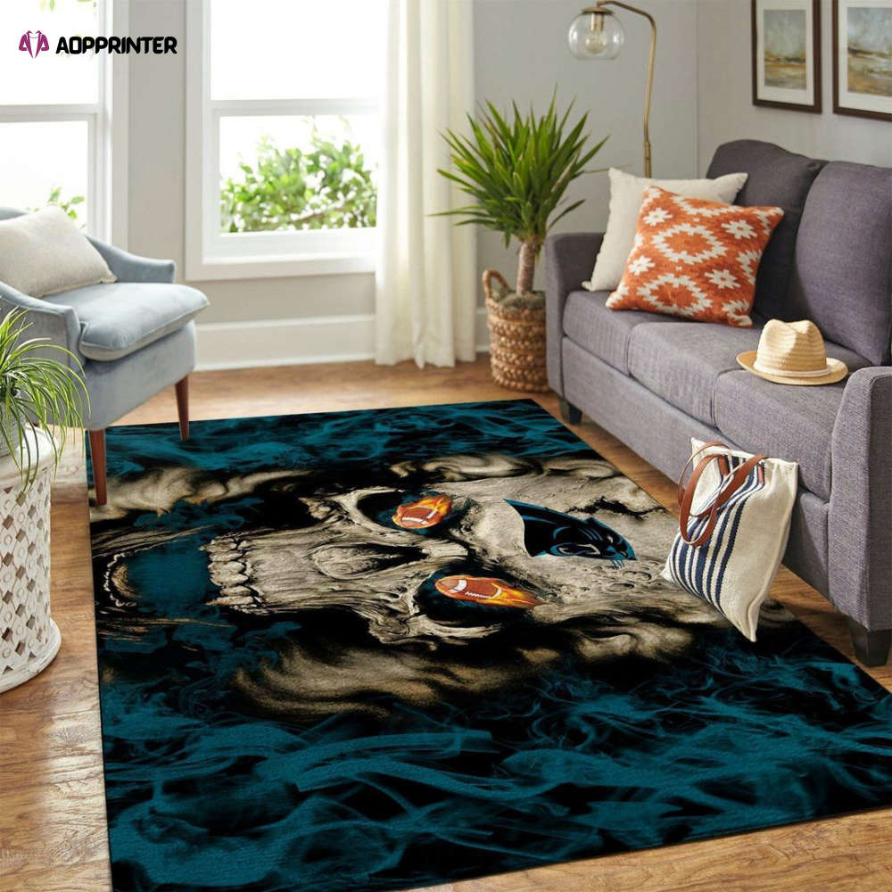 Carolina Panthers Rug Living Room Floor Decor Fan Gifts