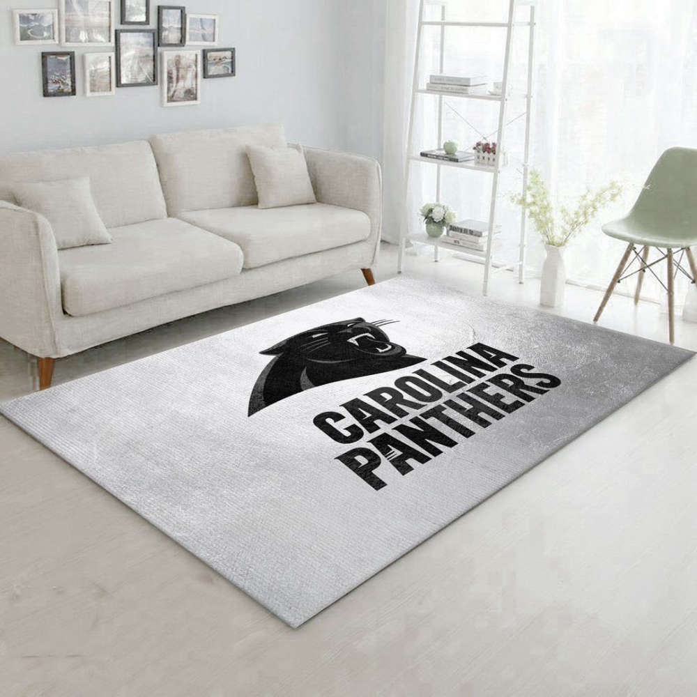 Carolina Panthers Sil Rug Living Room Floor Decor Fan Gifts