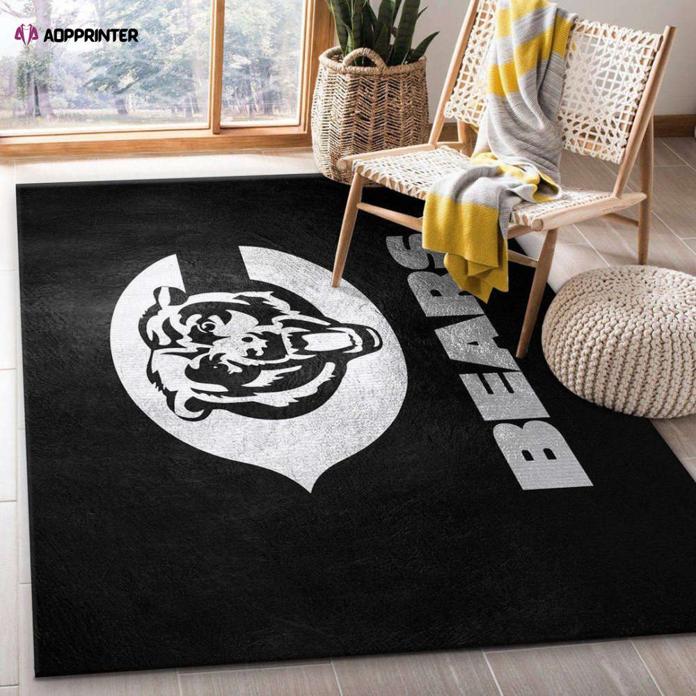 Chicago Bears Sil Rug Living Room Floor Decor Fan Gifts