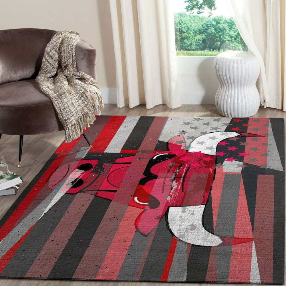 Chicago Bulls Rug Living Room Floor Decor Fan Gifts