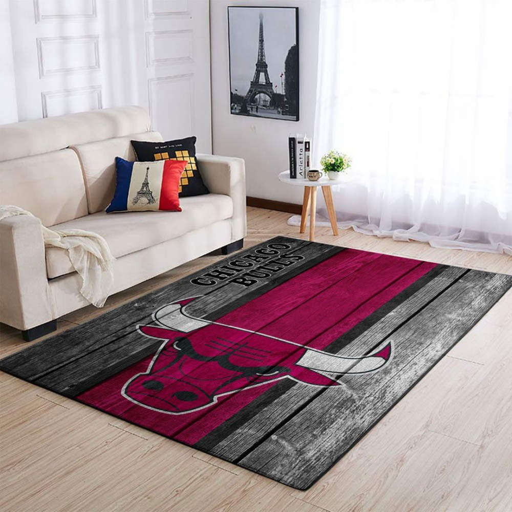 Chicago Bulls Rug Living Room Floor Decor Fan Gifts