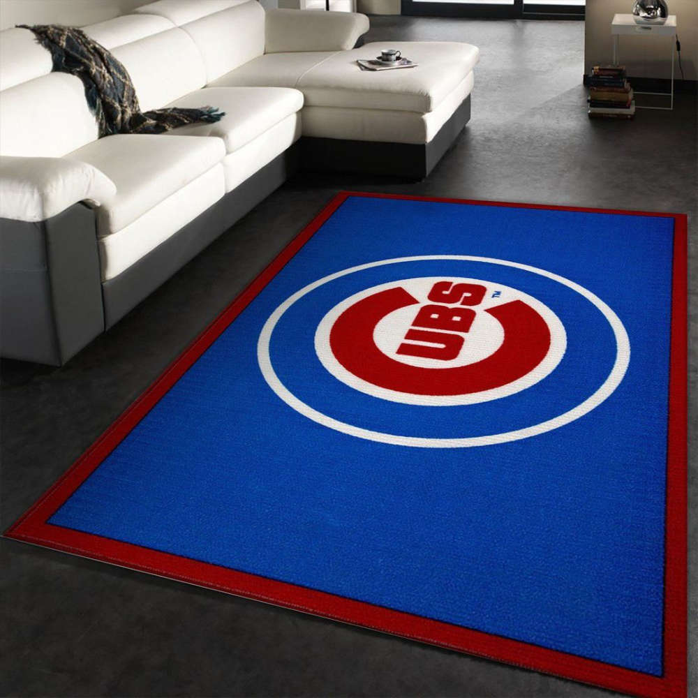 Chicago Cubs Non Slip Soft Rug Living Room Floor Decor Fan Gifts