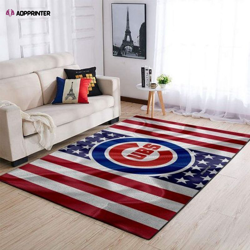 Chicago Cubs Rug Living Room Floor Decor Fan Gifts