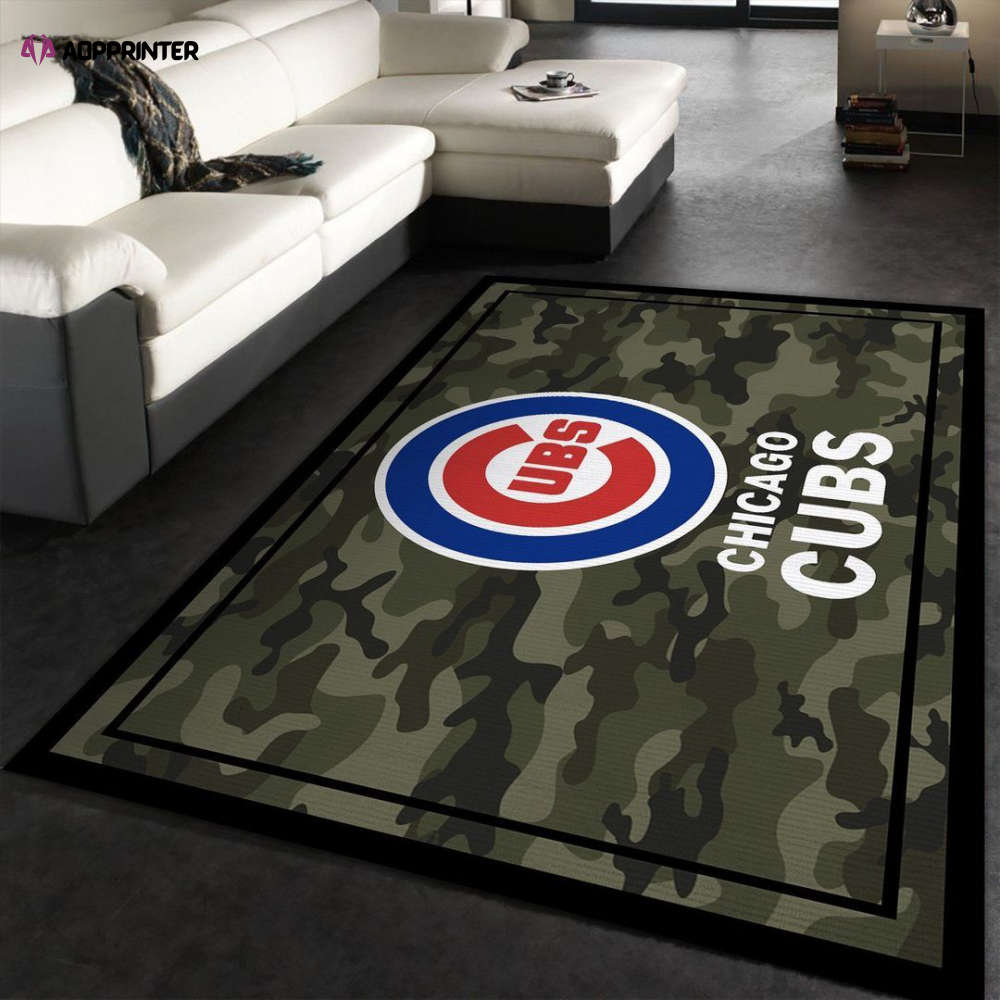 Chicago Cubs Rug Living Room Floor Decor Fan Gifts